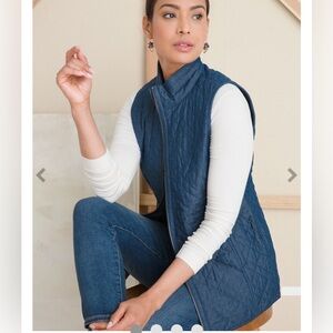 Chicos Green Vest